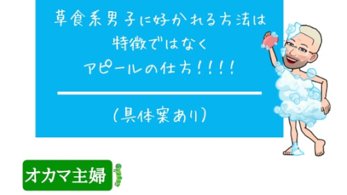 オカマ主婦 草食系男子の特徴とは 落とし方や付き合い方 脈ありサインなど徹底攻略