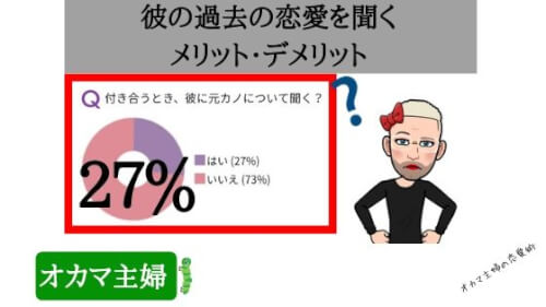 オカマ主婦 彼氏の元カノを聞いたら長続きできる 過去の恋愛を聞くメリット デメリット